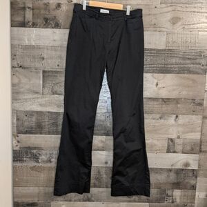 Black casual career pants